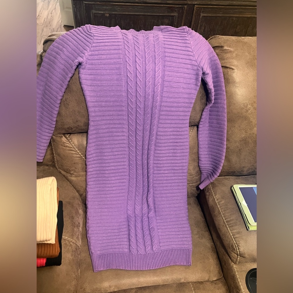 Purple Rebdoll sweater dress #SweaterDress